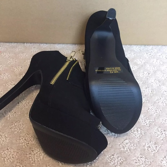 Peep toe bootie platform - Picture 6 of 8